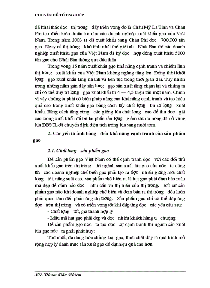 image for page Các giải pháp nhằm nâng cao khả năng cạnh tranh của sản phẩm gạo Việt Nam