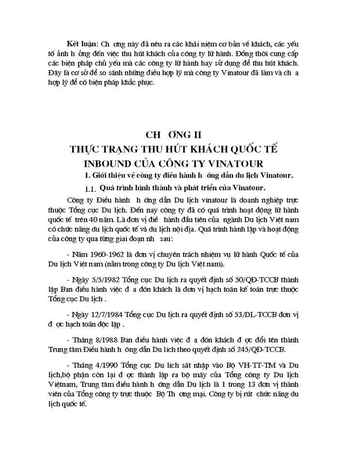 image for page Một số giải pháp nhằm tăng khả năng khai thác thị trường khách quốc tế Inbound tại công ty điều hành  hướng dẫn du lịch VINATOUR
