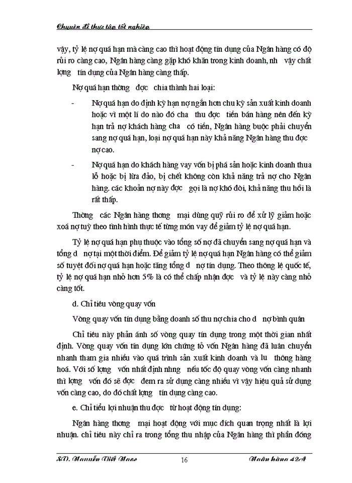 image for page Giải pháp nâng cao chất lượng tín dụng tại Ngân hàng nông nghiệp và phát triển nông thôn quận Thanh Xuân