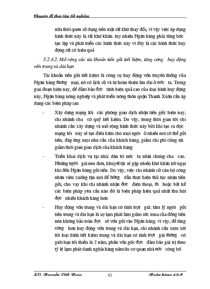 image for page Giải pháp nâng cao chất lượng tín dụng tại Ngân hàng nông nghiệp và phát triển nông thôn quận Thanh Xuân