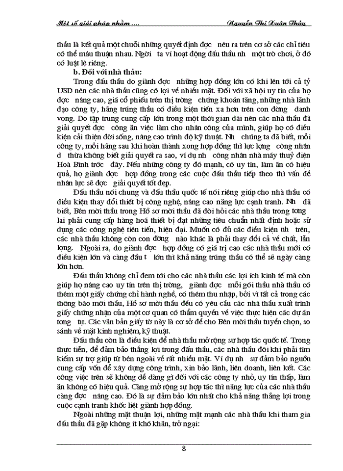 image for page thực trạng và giải pháp nhằm hoàn thiện hoạt động đấu thầu ở Công ty công trình giao thông 208