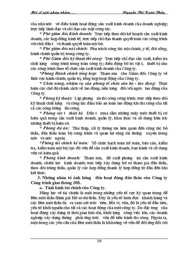 image for page thực trạng và giải pháp nhằm hoàn thiện hoạt động đấu thầu ở Công ty công trình giao thông 208