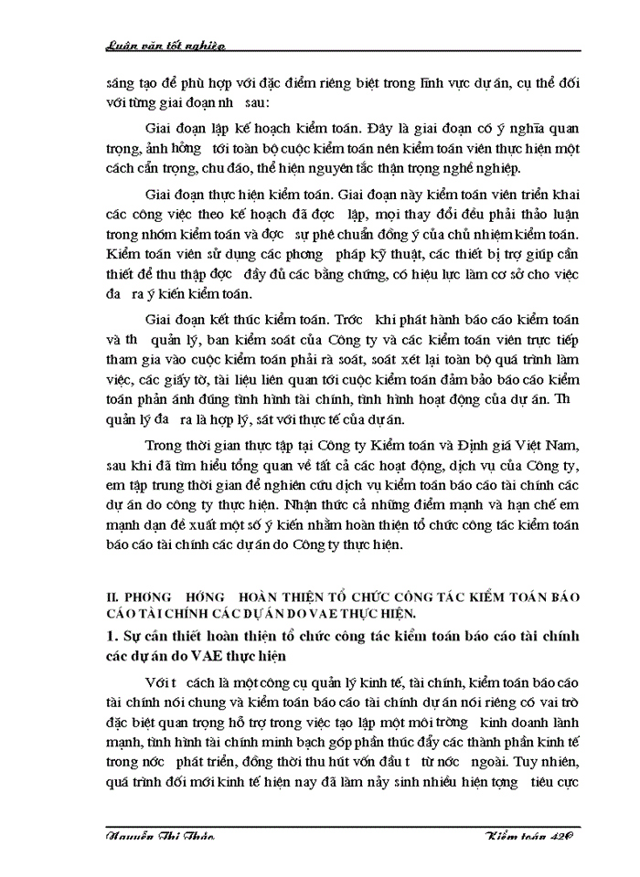 image for page Kiểm toán báo cáo tài chính các dự án do Công ty Kiểm toán và Định giá Việt Nam thực hiện