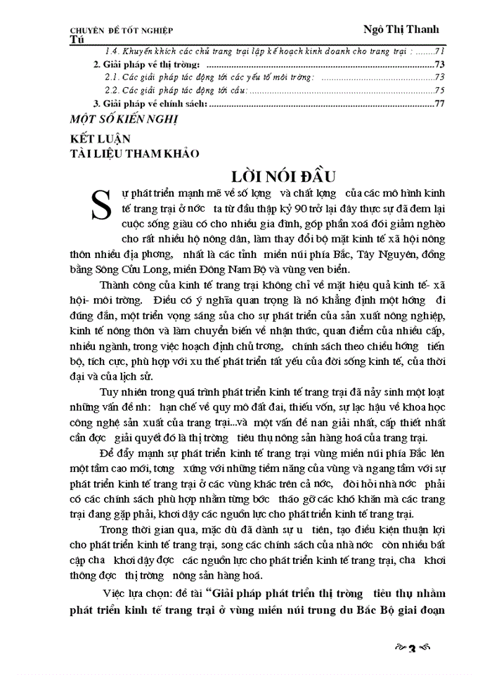 image for page Giải pháp phát triển thị trường tiêu thụ nhằm phát triển kinh tế trang trại ở vùng miền núi trung du Bắc Bộ