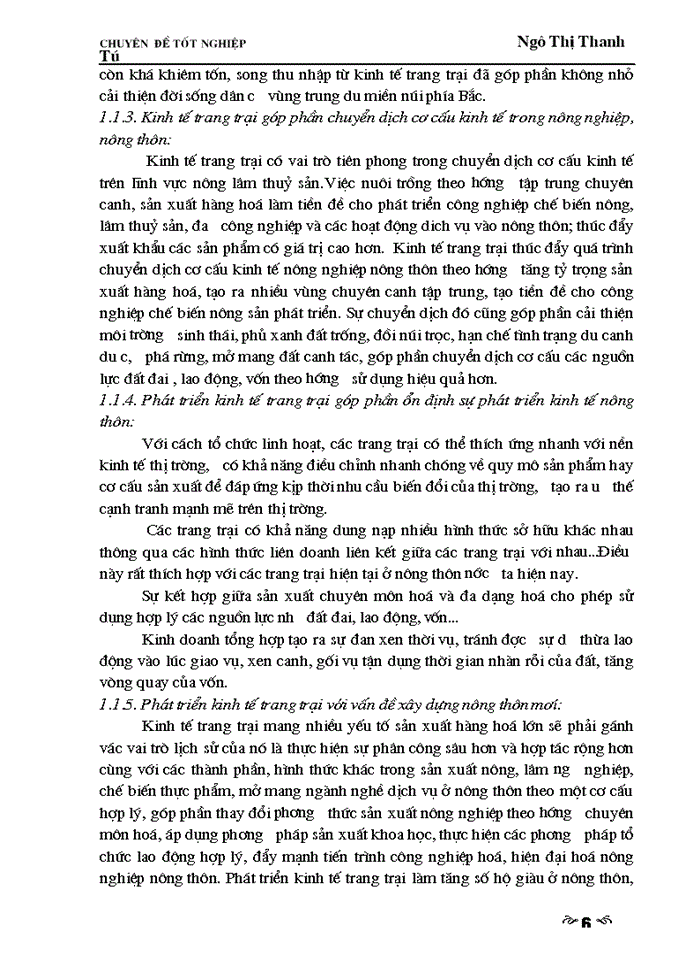 image for page Giải pháp phát triển thị trường tiêu thụ nhằm phát triển kinh tế trang trại ở vùng miền núi trung du Bắc Bộ