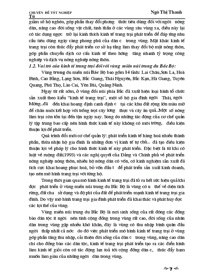 image for page Giải pháp phát triển thị trường tiêu thụ nhằm phát triển kinh tế trang trại ở vùng miền núi trung du Bắc Bộ