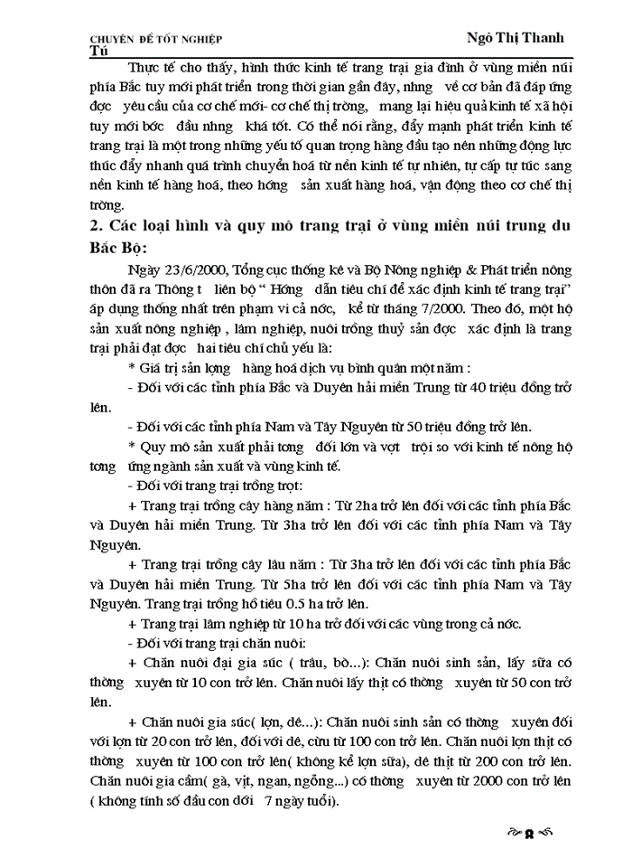 image for page Giải pháp phát triển thị trường tiêu thụ nhằm phát triển kinh tế trang trại ở vùng miền núi trung du Bắc Bộ