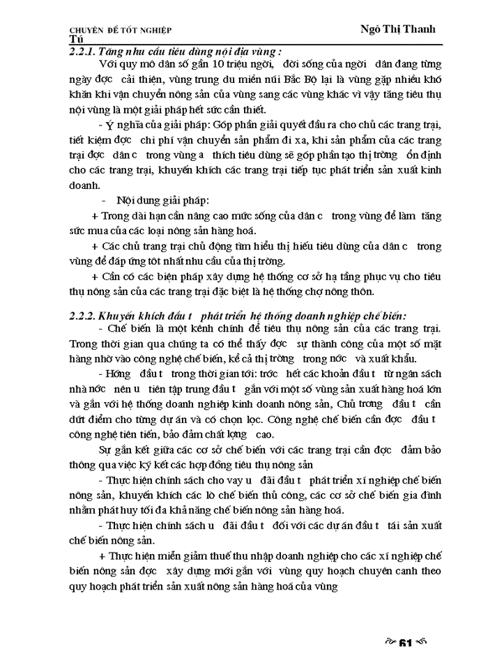 image for page Giải pháp phát triển thị trường tiêu thụ nhằm phát triển kinh tế trang trại ở vùng miền núi trung du Bắc Bộ