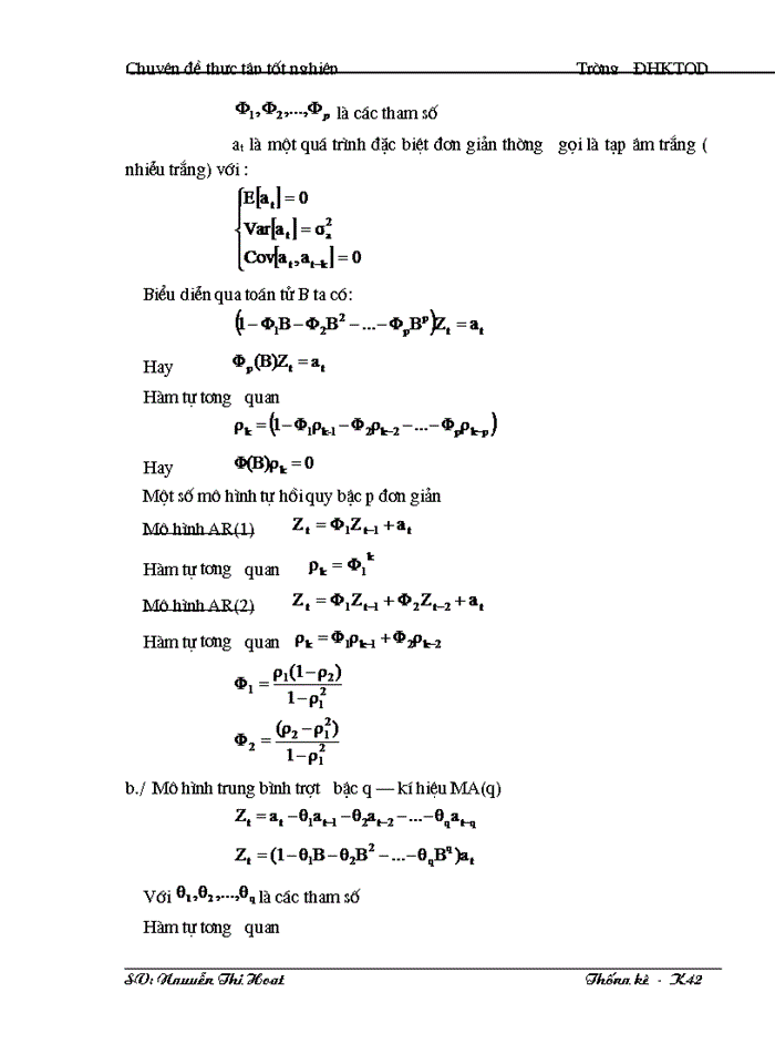 image for page Vận dụng phương pháp dãy số thời gian để phân tích biến động  doanh thu của cửa hàng TMDV Đại La từ năm 2000 đến năm 2003 và dự báo cho năm 2004