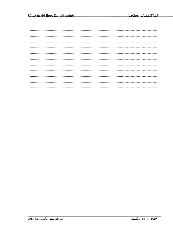 image for page Vận dụng phương pháp dãy số thời gian để phân tích biến động  doanh thu của cửa hàng TMDV Đại La từ năm 2000 đến năm 2003 và dự báo cho năm 2004