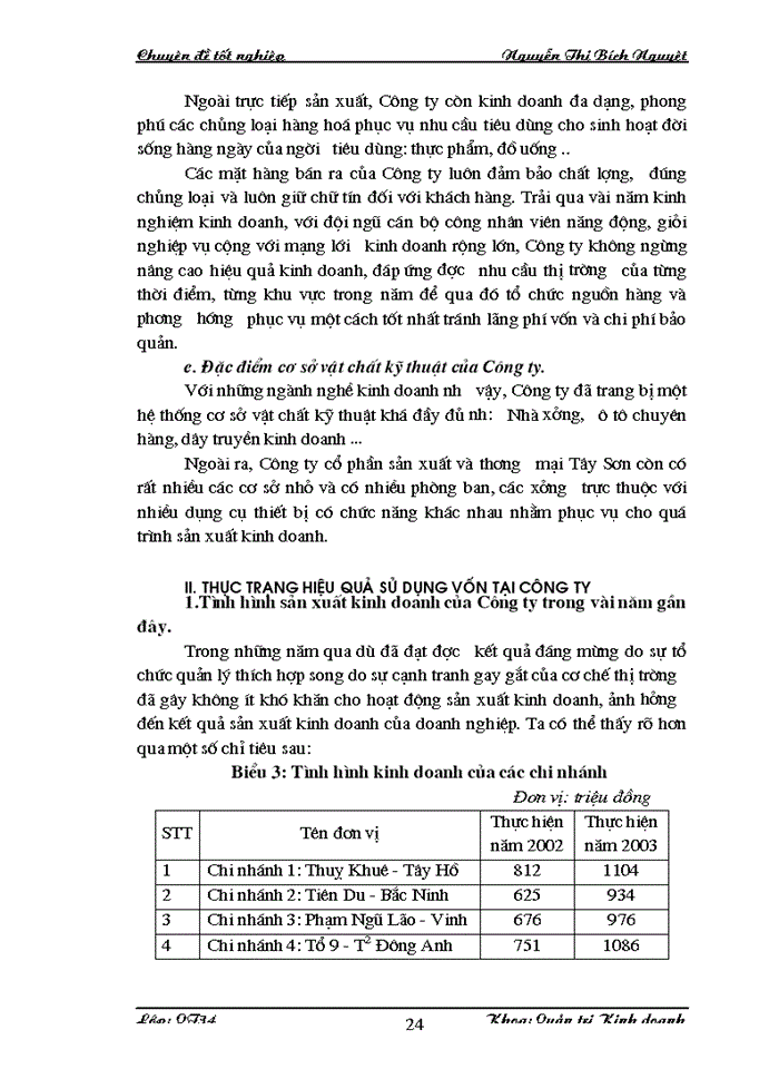 image for page Một số biện pháp nhằm nâng cao sử dụng vốn có hiệu quả tại Công ty cổ phần sản xuất và thương mại Tây Sơn
