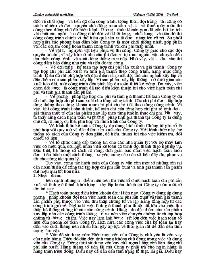 image for page Hoàn thiện công tác kế toán chi phí sản xuất và tính giá thành sản phẩm tại Công ty xây dựng và phát triển nông thôn2