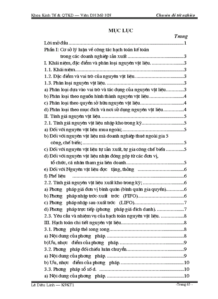 image for page Hoàn thiện công tác hạch toán kế toán nguyên vật liệu tại Công ty Bánh kẹo Hải Châu