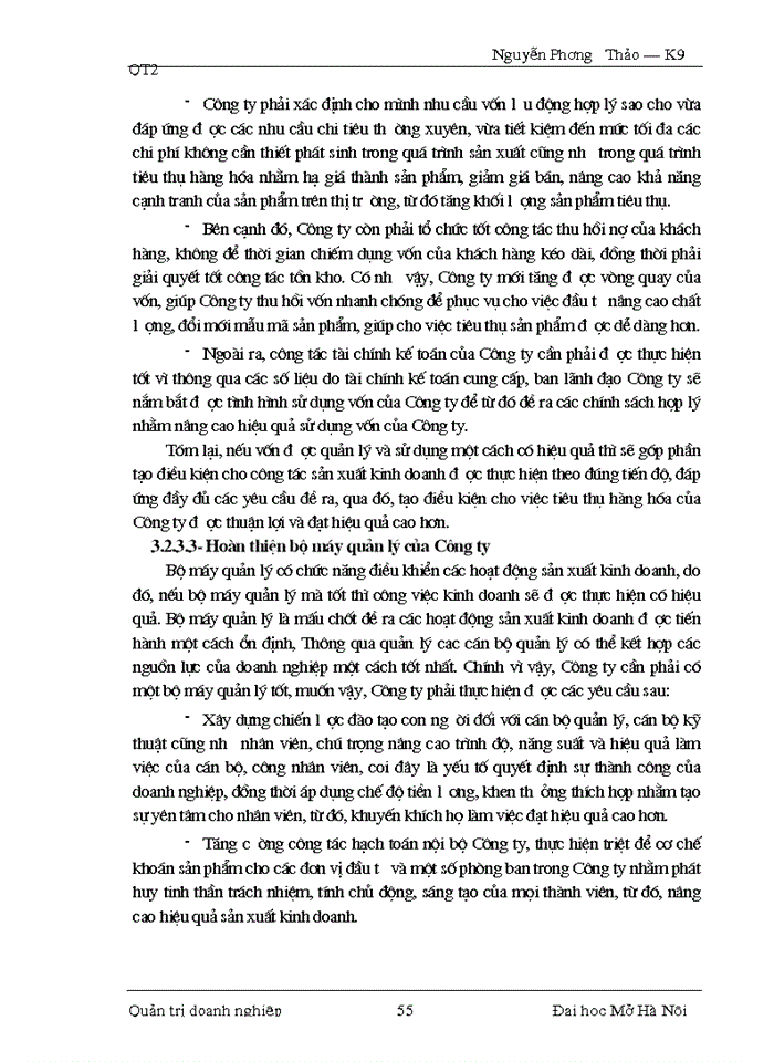 image for page Một số giải pháp nhằm nâng cao chất lượng công tác quản trị tiêu thụ hàng hóa tại Công ty Điện tử  Sao Mai.