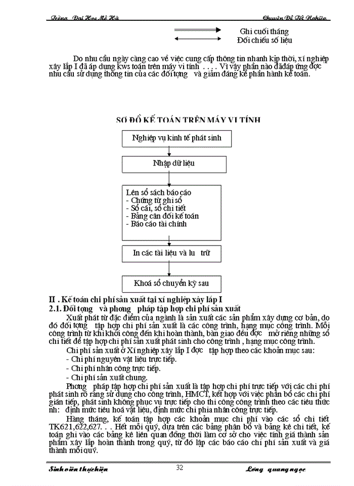 image for page Hoàn thiện công tác kế toán chi phí sản xuất và tính giá thành sản phẩm tại xí nghiệp xây lắp I- công ty xây lắp và sản xuất công nghiệp