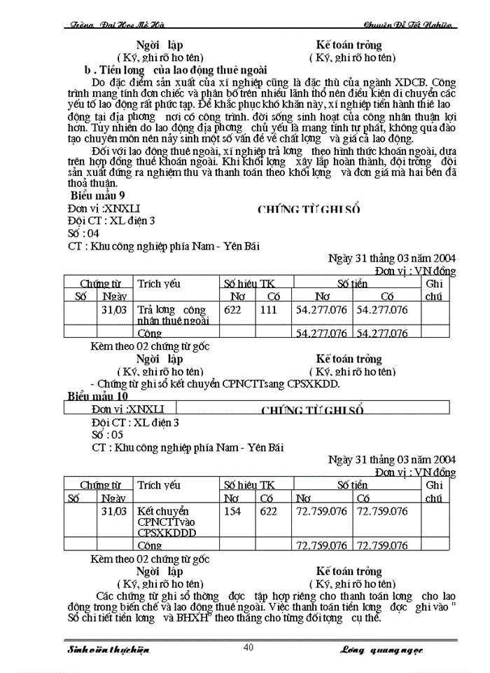 image for page Hoàn thiện công tác kế toán chi phí sản xuất và tính giá thành sản phẩm tại xí nghiệp xây lắp I- công ty xây lắp và sản xuất công nghiệp