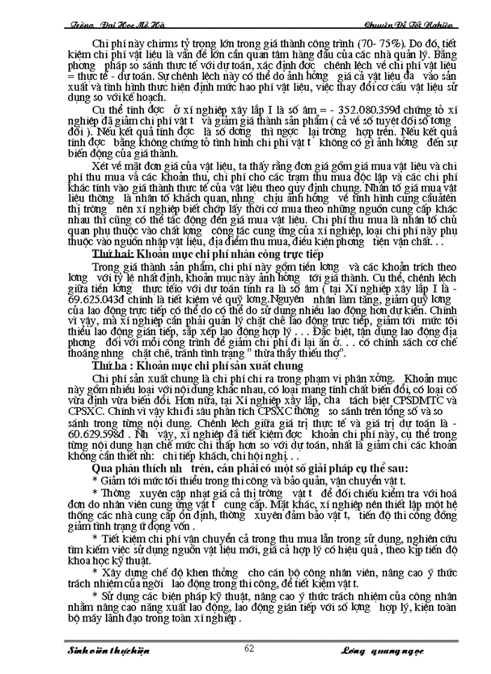 image for page Hoàn thiện công tác kế toán chi phí sản xuất và tính giá thành sản phẩm tại xí nghiệp xây lắp I- công ty xây lắp và sản xuất công nghiệp