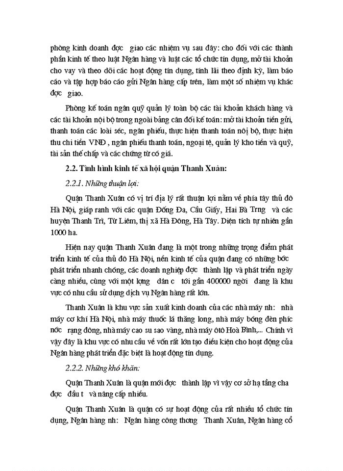 image for page Giải pháp nâng cao chất lượng tín dụng tại Ngân hàng nông nghiệp và phát triển nông thôn quận Thanh Xuân