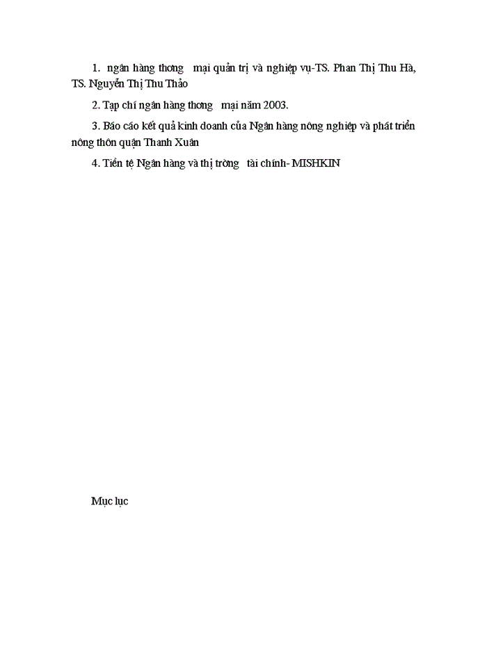 image for page Giải pháp nâng cao chất lượng tín dụng tại Ngân hàng nông nghiệp và phát triển nông thôn quận Thanh Xuân