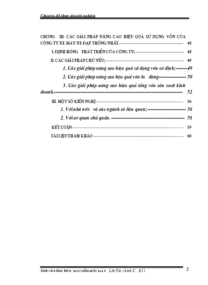 image for page ác Giải pháp nâng cao hiệu quả sử dụng vốn tại công ty Xe máy – xe đạp Thống nhất