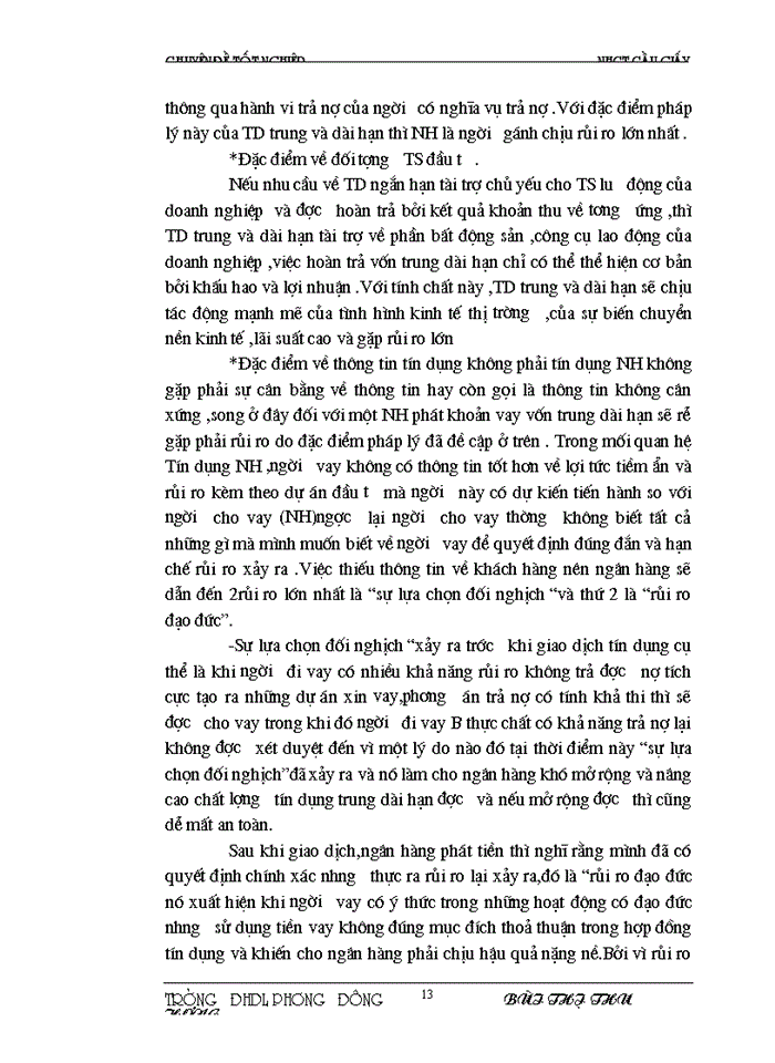 image for page Một số giải pháp mở rộng và nâng cao chất lượng tín dụng trung dài hạn tại NHCT Cầu Giấy