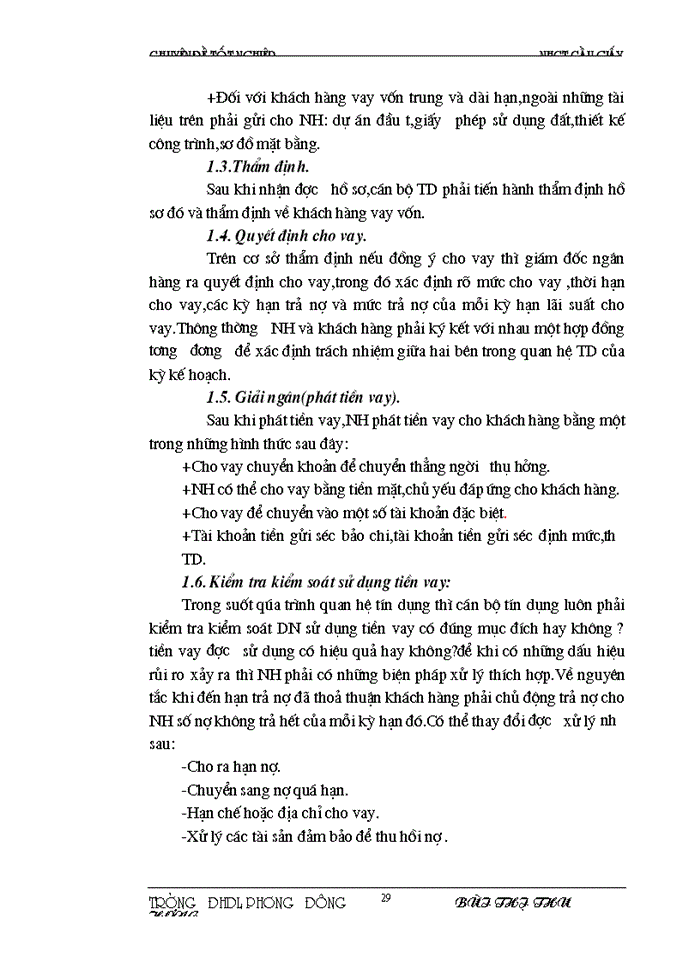 image for page Một số giải pháp mở rộng và nâng cao chất lượng tín dụng trung dài hạn tại NHCT Cầu Giấy