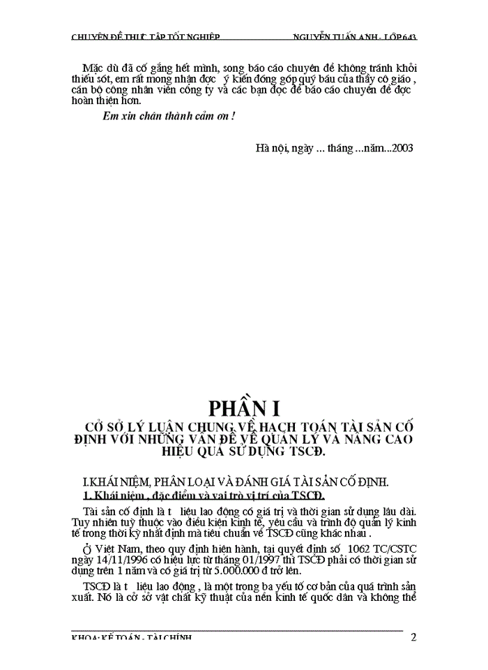 image for page Tổ chức quản lý và hạch toán TSCĐ nhằm nâng cao hiệu quả sử dụng  TSCĐ ở công ty kinh doanh thép và vật tư Hà nội .