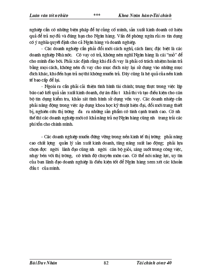 image for page Một số biện pháp phòng ngừa rủi ro tín dụng đối với doanh nghiệp ngoài quốc doanh tại Ngân hàng Thương mại Cổ phần Quân đội Việt nam