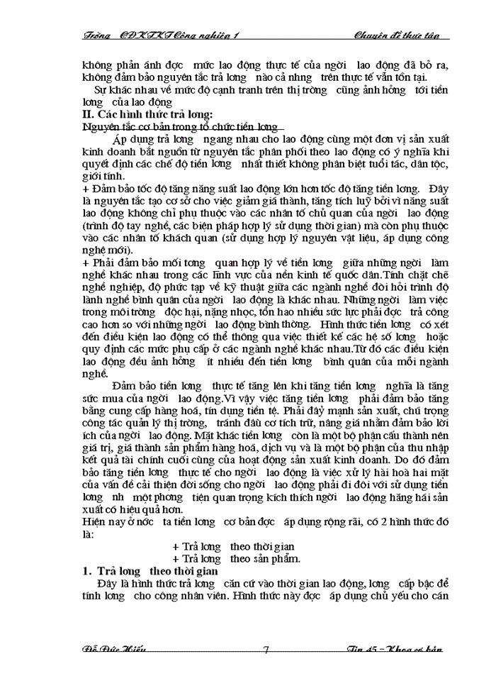 image for page Hạch toán tiền lương và các khoản trích theo lương tại Công ty trách nhiệm hữu hạn Tân Hoàng Huy làm chuyên đè thực tập