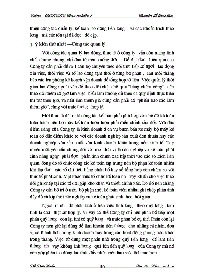 image for page Hạch toán tiền lương và các khoản trích theo lương tại Công ty trách nhiệm hữu hạn Tân Hoàng Huy làm chuyên đè thực tập