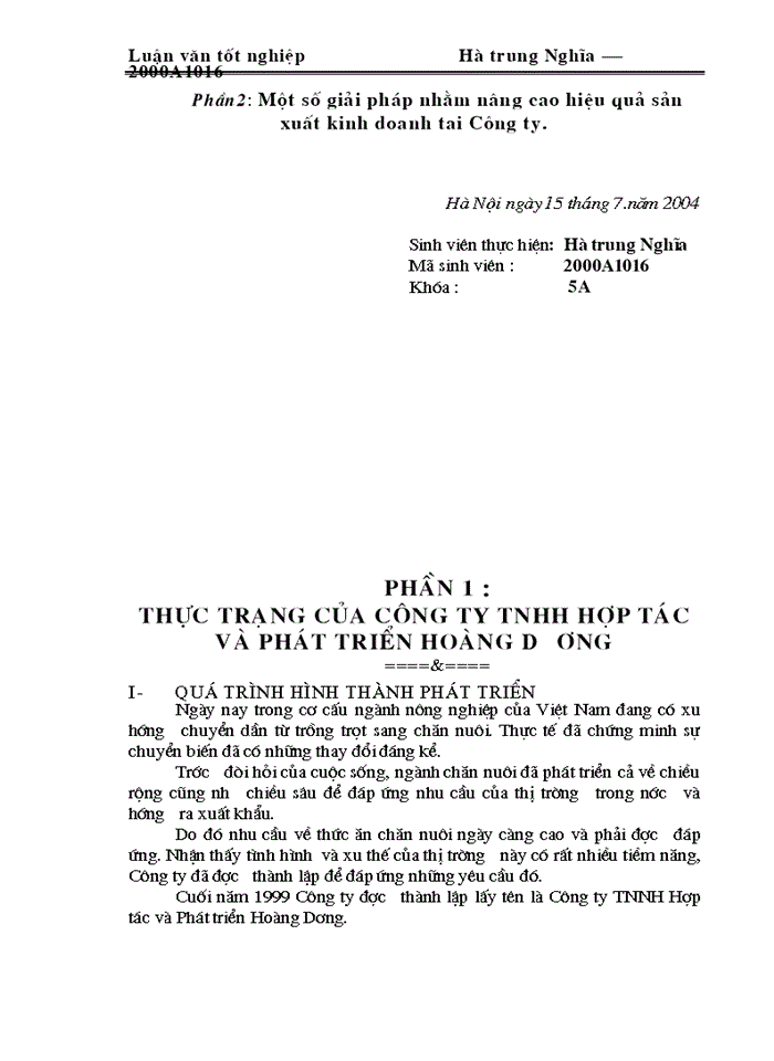 image for page Một số biện pháp nhằm nâng cao hiệu quả sản xuất kinh doanh tại Công ty TNHH Hợp tác và Phát triển Hoàng Dương