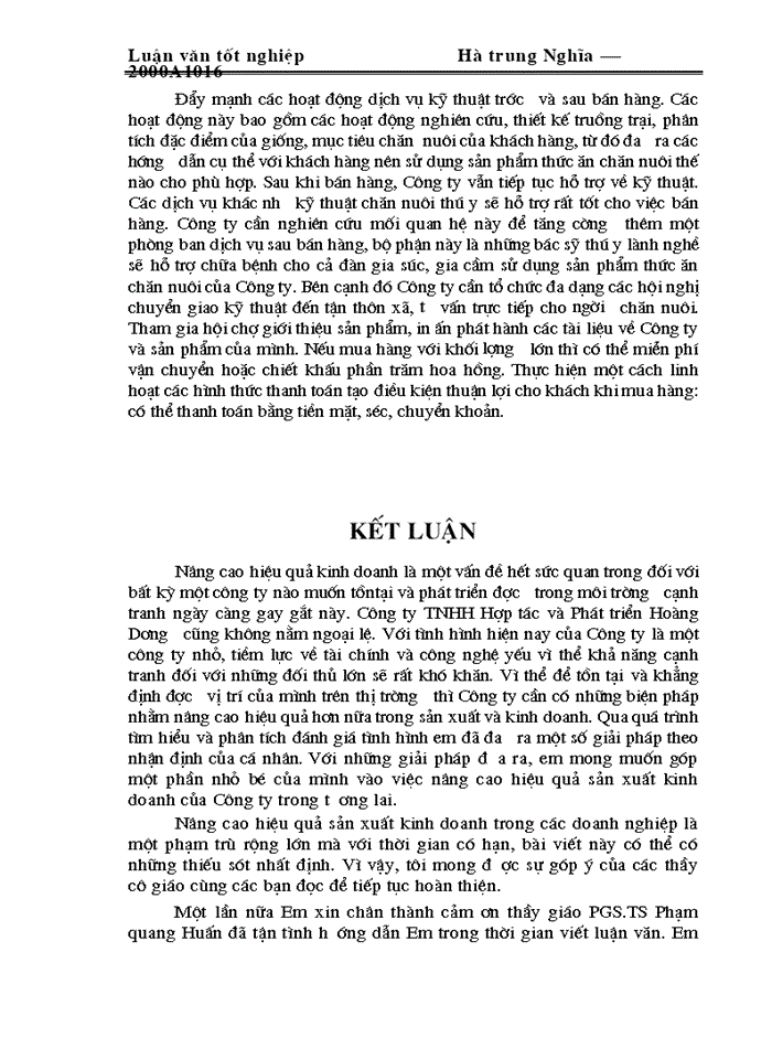 image for page Một số biện pháp nhằm nâng cao hiệu quả sản xuất kinh doanh tại Công ty TNHH Hợp tác và Phát triển Hoàng Dương