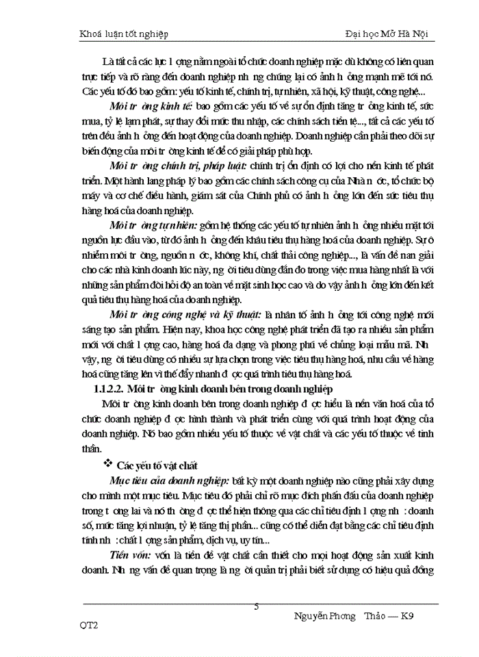 image for page Một số giải pháp nhằm nâng cao chất lượng công tác quản trị tiêu thụ hàng hóa tại Xí nghiệp nhựa xốp thuộc Công ty Điện tử  Sao Mai.