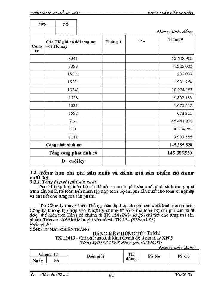 image for page Hoàn thiện kế toán chi phí sản xuất và tính giá thành sản phẩm tại Công ty may Chiến Thắng
