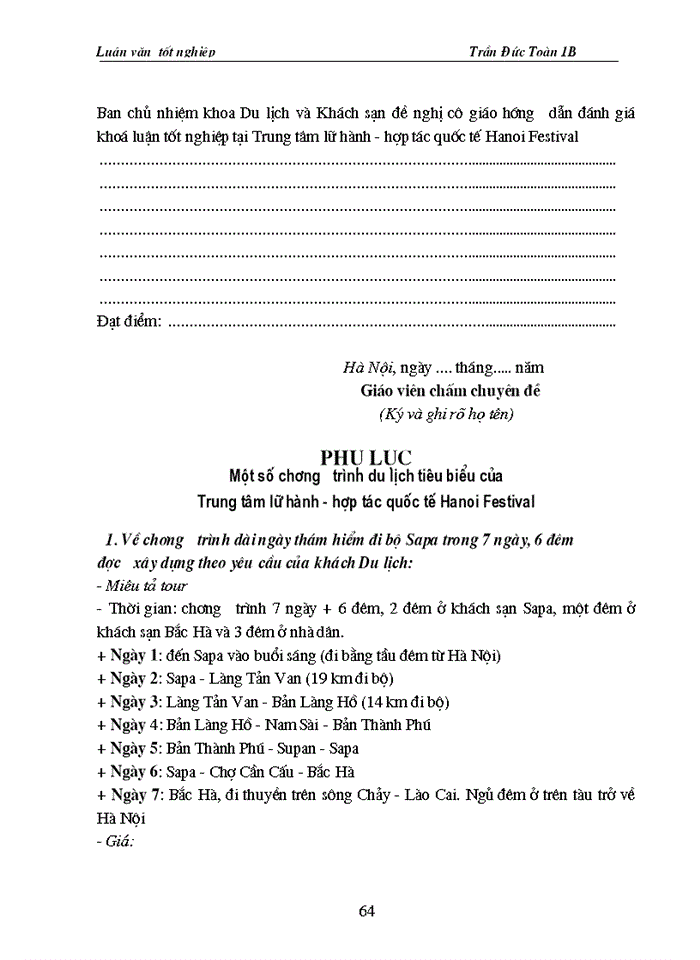 image for page Một số giải pháp nhằm nâng cao hiệu quả hoạt động kinh doanh lữ hành của Trung tâm lữ hành - hợp tác quốc tế Hanoi Festival: