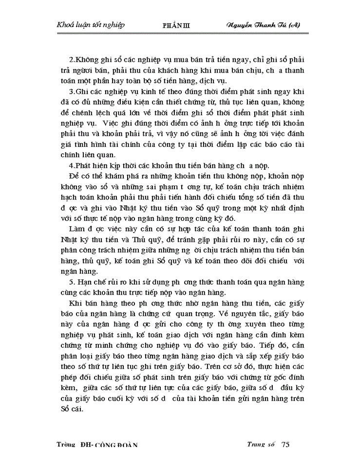 image for page Hoàn thiện công tác kế toán các nghiệp vụ thanh toán với người mua hàng và người cung cấp tại Công ty Dệt vải Công nghiệp Hà Nội