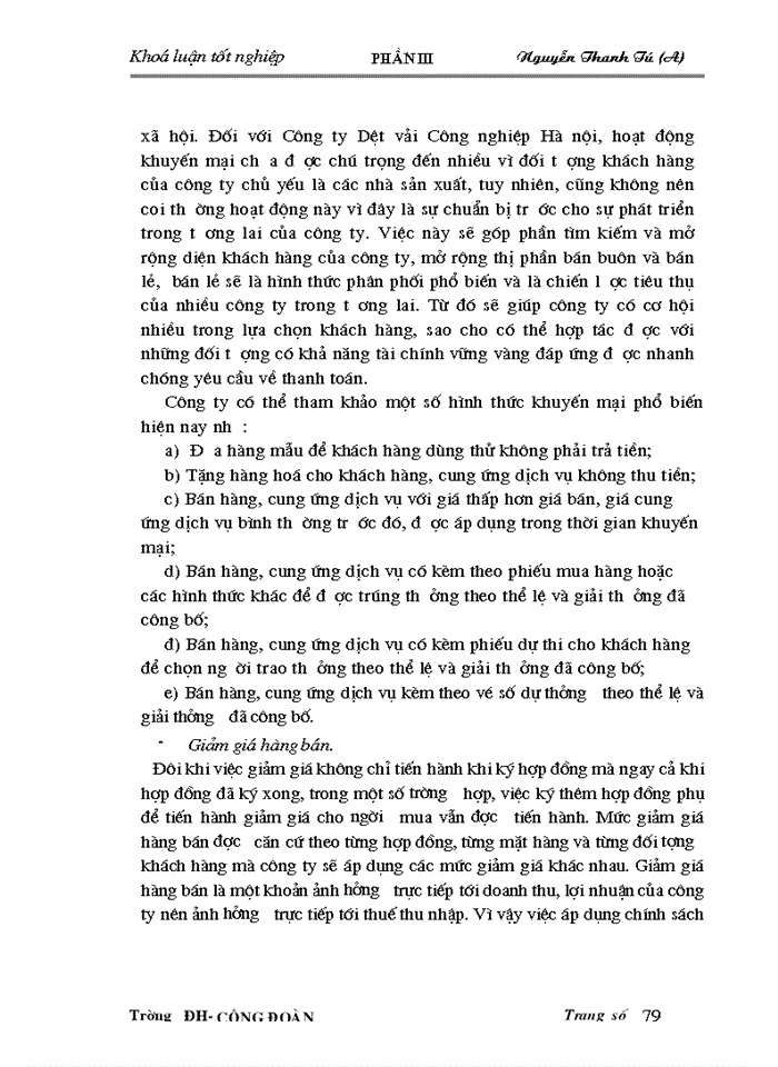 image for page Hoàn thiện công tác kế toán các nghiệp vụ thanh toán với người mua hàng và người cung cấp tại Công ty Dệt vải Công nghiệp Hà Nội