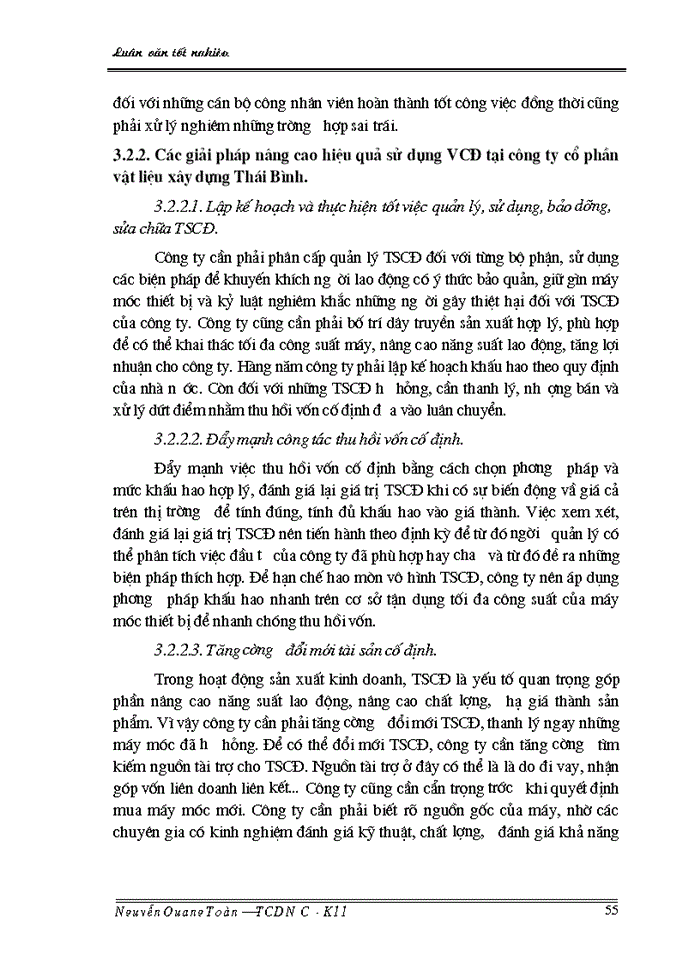 image for page Giải pháp nâng cao hiệu quả sử dụng vốn tại công ty cổ phần vật liệu xây dựng Thái Bình
