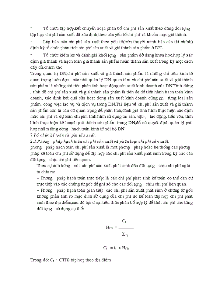 image for page Tổ chức hạch toán chi phí sản xuất và tính giá thành sản phẩm tại công ty hỗ trợ và phát triển công nghệ detech