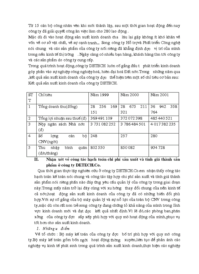 image for page Tổ chức hạch toán chi phí sản xuất và tính giá thành sản phẩm tại công ty hỗ trợ và phát triển công nghệ detech