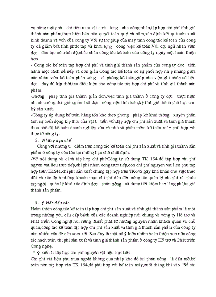 image for page Tổ chức hạch toán chi phí sản xuất và tính giá thành sản phẩm tại công ty hỗ trợ và phát triển công nghệ detech
