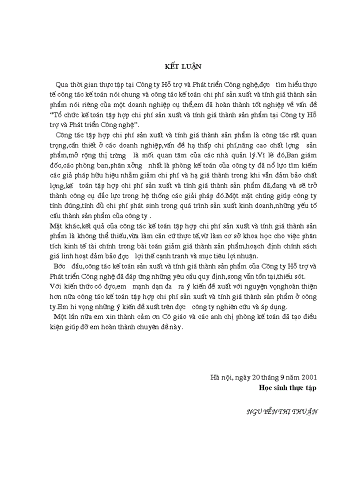 image for page Tổ chức hạch toán chi phí sản xuất và tính giá thành sản phẩm tại công ty hỗ trợ và phát triển công nghệ detech