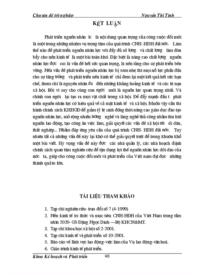image for page Phương hướng, giải pháp phát triển nguồn nhân lực trong quá trình phát triển kinh tế của Việt nam