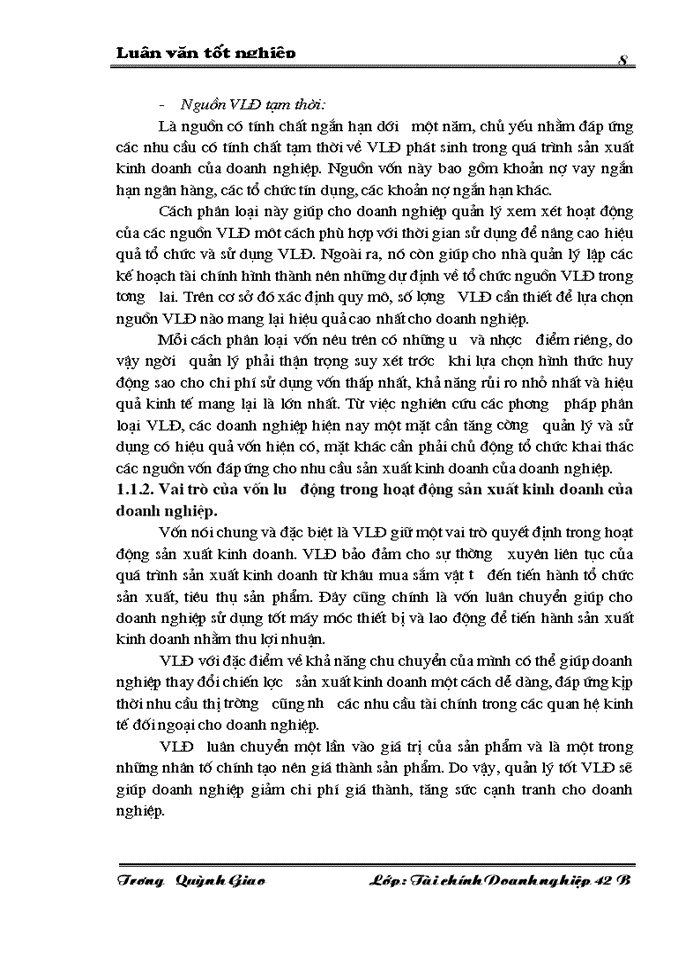 image for page Giải pháp nâng cao hiệu quả sử dụng vốn lưu động tại công ty Xe đạp - Xe máy Đống Đa Hà Nội
