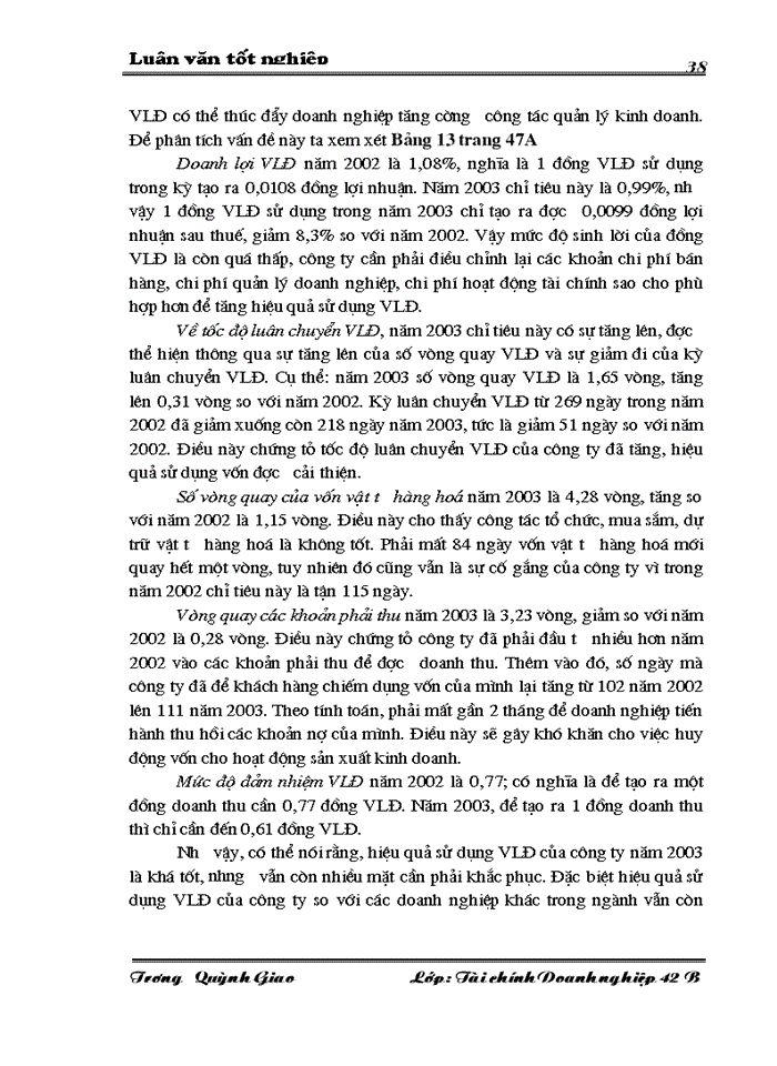 image for page Giải pháp nâng cao hiệu quả sử dụng vốn lưu động tại công ty Xe đạp - Xe máy Đống Đa Hà Nội