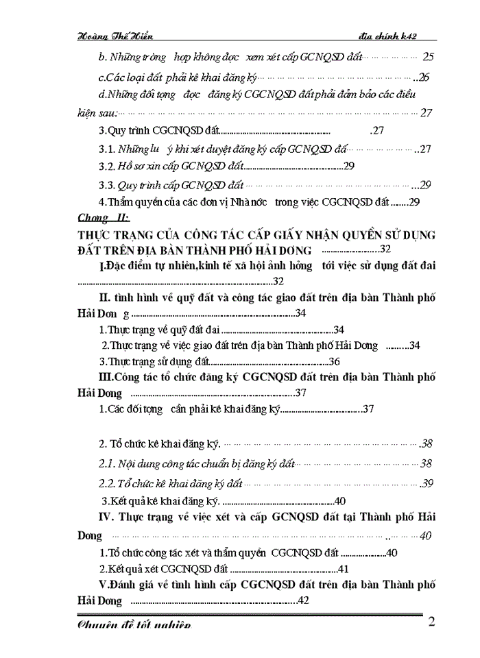 image for page Thực trạng và giải pháp nhằm thúc đẩy việc cấp giấy   chứng nhận quyền sủ dụng đất trên địa bàn thành phố Hải Dương