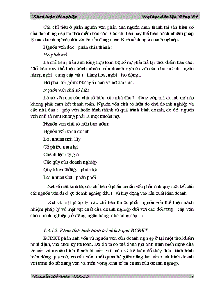 image for page Một số vấn đề phân tích hoạt động tài chính và nâng cao hiệu quả sản xuất kinh doanh ở công ty TNHH - TM SANA