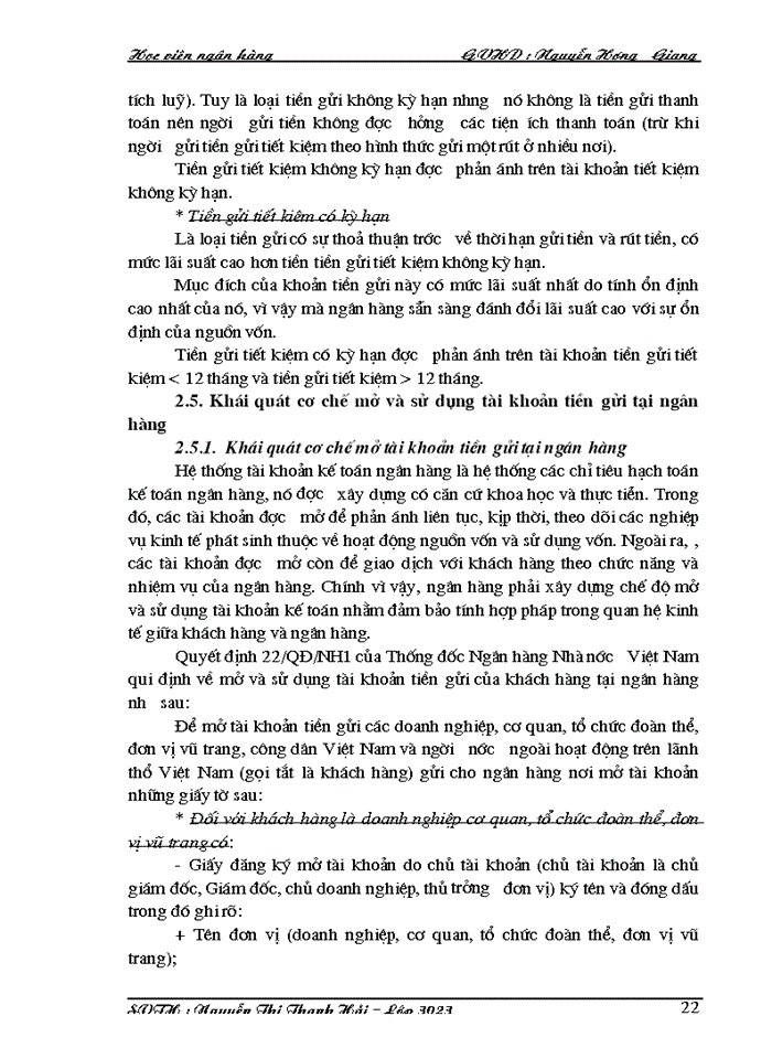 image for page Một số giải pháp về việc mở và sử dụng tài khoản tiền gửi nhằm khơi tăng nguồn vốn huy động tại Hội sở chính ngân hàng thương mại cổ phần các doanh nghiệp ngoài quốc doanh Việt Nam