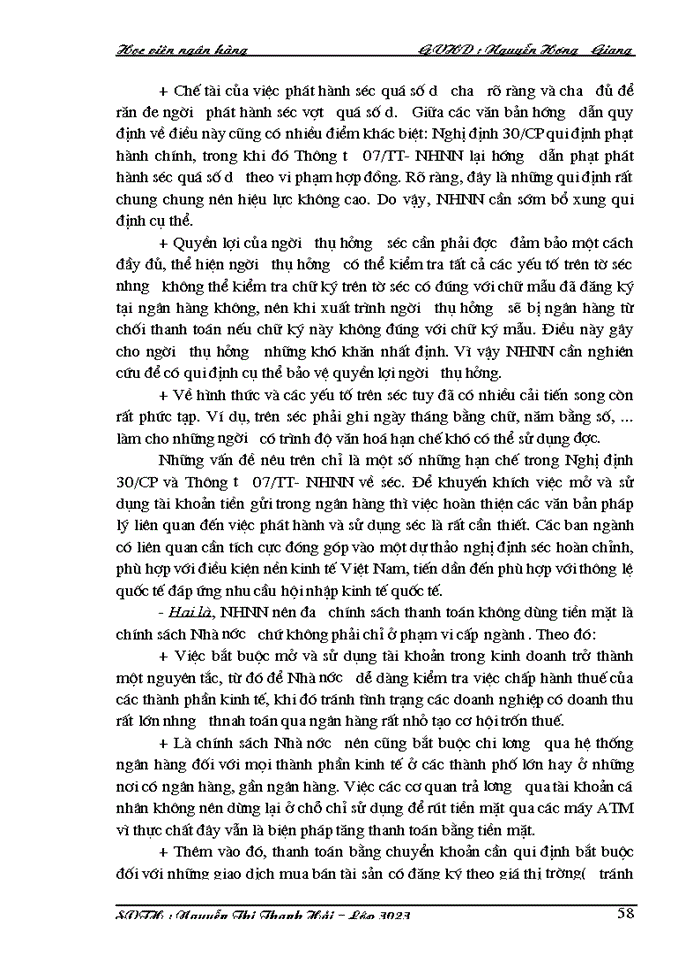image for page Một số giải pháp về việc mở và sử dụng tài khoản tiền gửi nhằm khơi tăng nguồn vốn huy động tại Hội sở chính ngân hàng thương mại cổ phần các doanh nghiệp ngoài quốc doanh Việt Nam