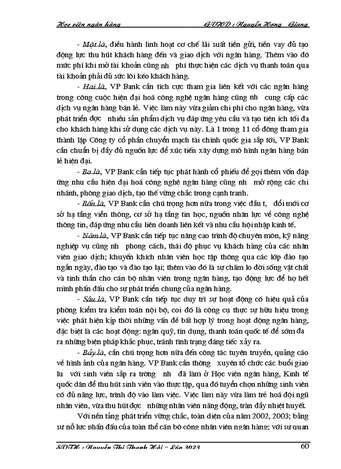 image for page Một số giải pháp về việc mở và sử dụng tài khoản tiền gửi nhằm khơi tăng nguồn vốn huy động tại Hội sở chính ngân hàng thương mại cổ phần các doanh nghiệp ngoài quốc doanh Việt Nam